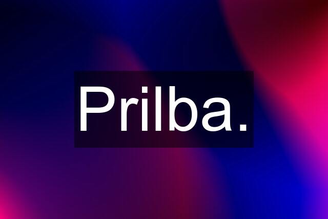 Prilba.