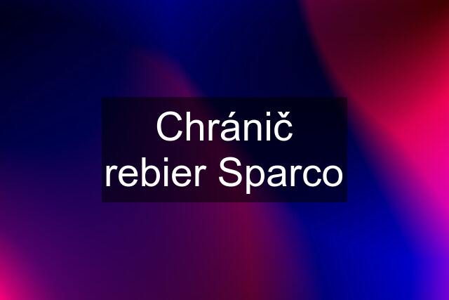 Chránič rebier Sparco