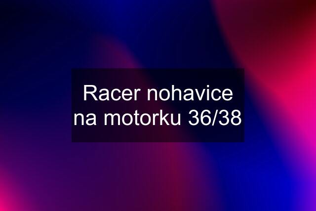 Racer nohavice na motorku 36/38