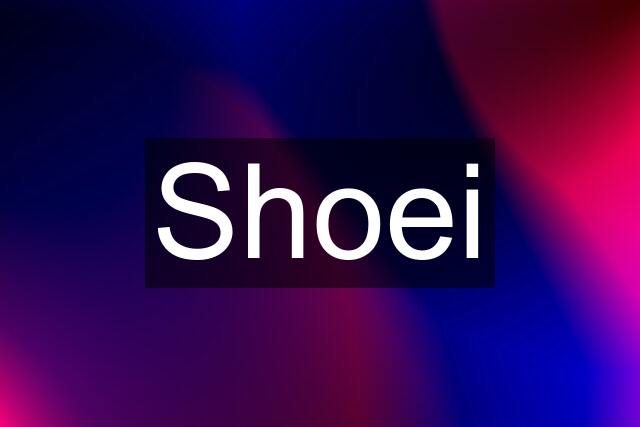 Shoei