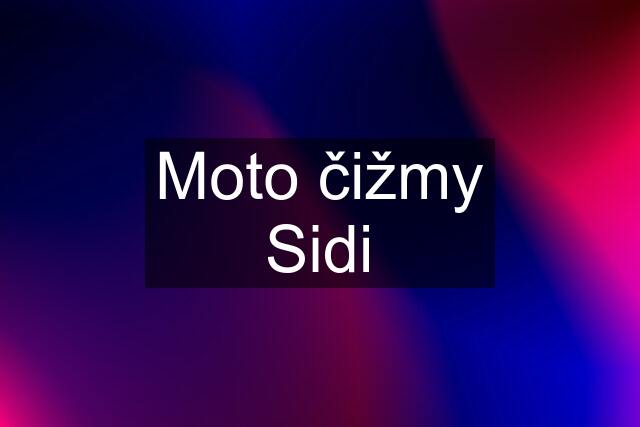 Moto čižmy Sidi