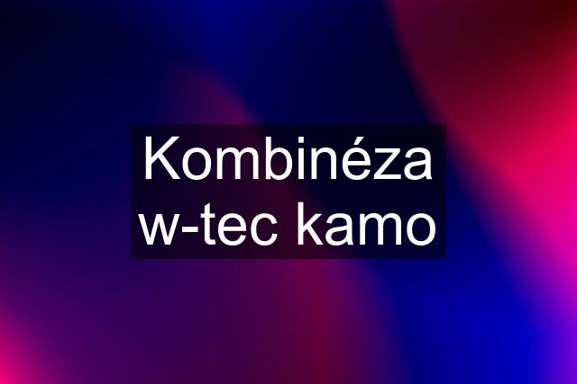 Kombinéza w-tec kamo