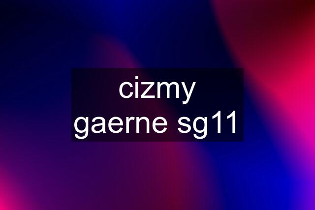 cizmy gaerne sg11