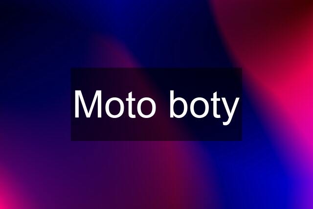 Moto boty