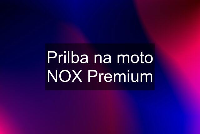 Prilba na moto NOX Premium