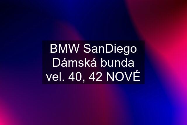 BMW SanDiego Dámská bunda vel. 40, 42 NOVÉ