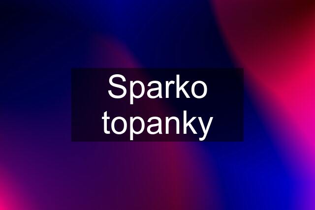 Sparko topanky