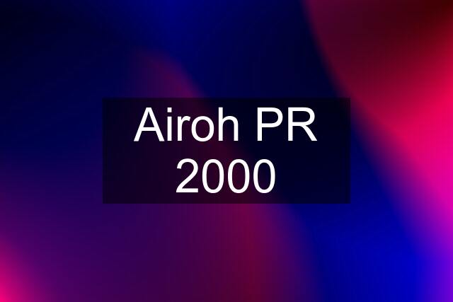 Airoh PR 2000