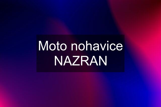 Moto nohavice NAZRAN