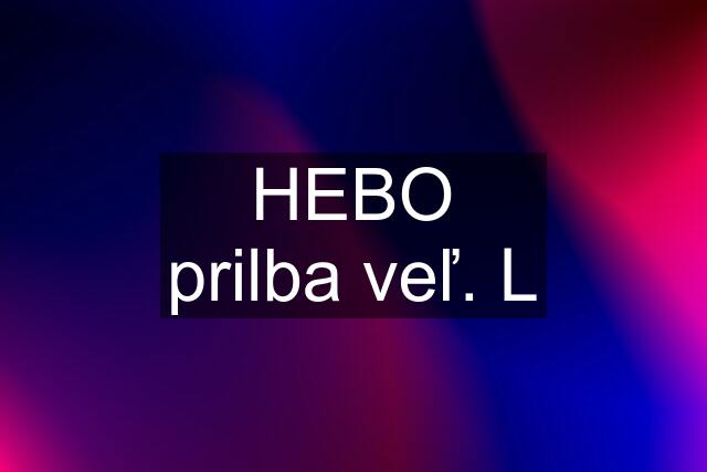 HEBO prilba veľ. L