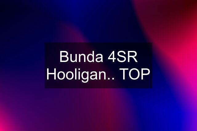 Bunda 4SR Hooligan.. TOP