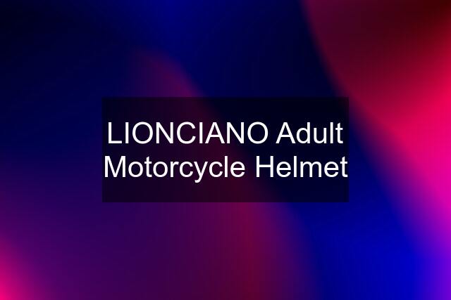 LIONCIANO Adult Motorcycle Helmet