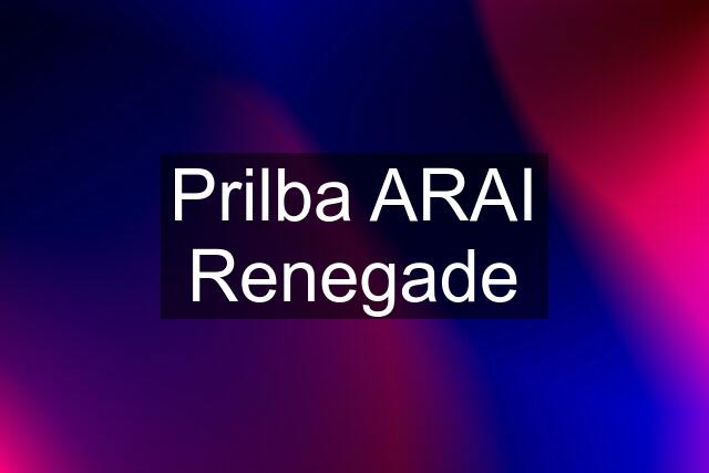 Prilba ARAI Renegade