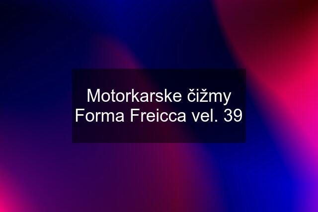 Motorkarske čižmy Forma Freicca vel. 39