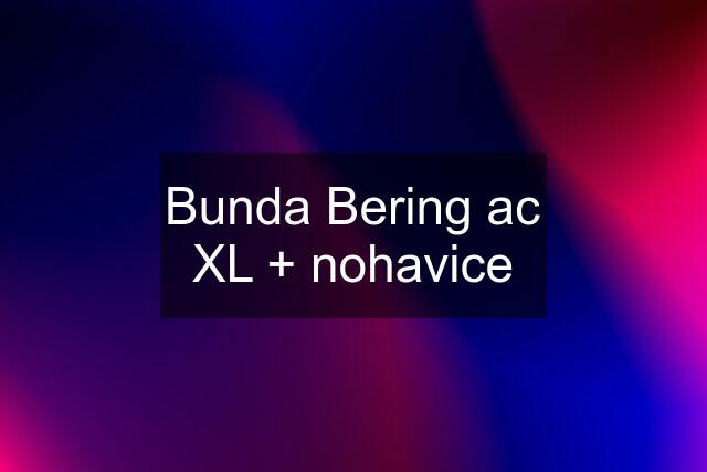 Bunda Bering ac XL + nohavice