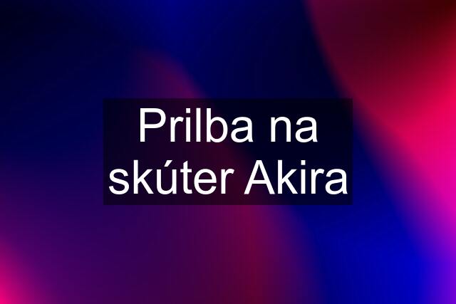 Prilba na skúter Akira