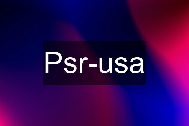 Psr-usa