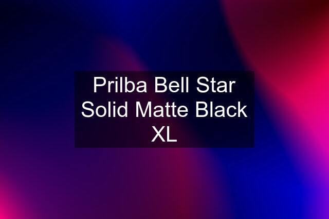 Prilba Bell Star Solid Matte Black XL