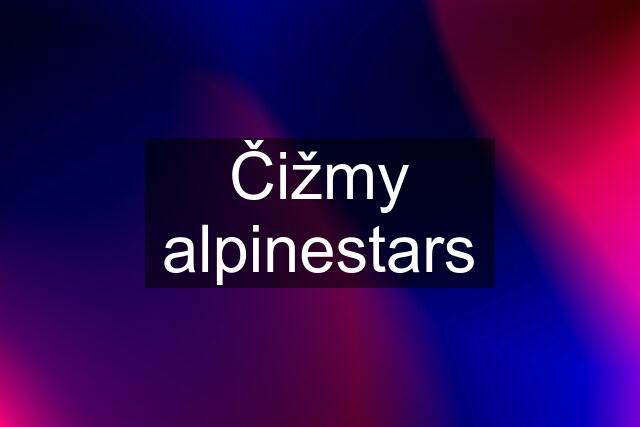 Čižmy alpinestars