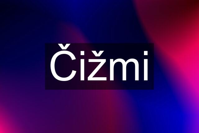 Čižmi