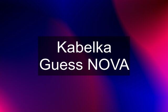 Kabelka Guess NOVA