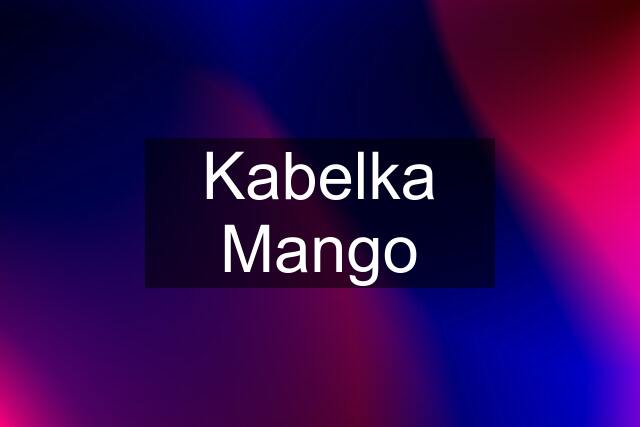 Kabelka Mango