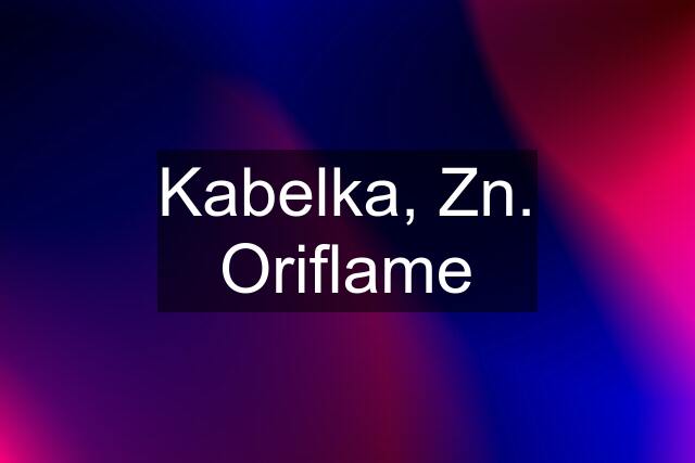 Kabelka, Zn. Oriflame