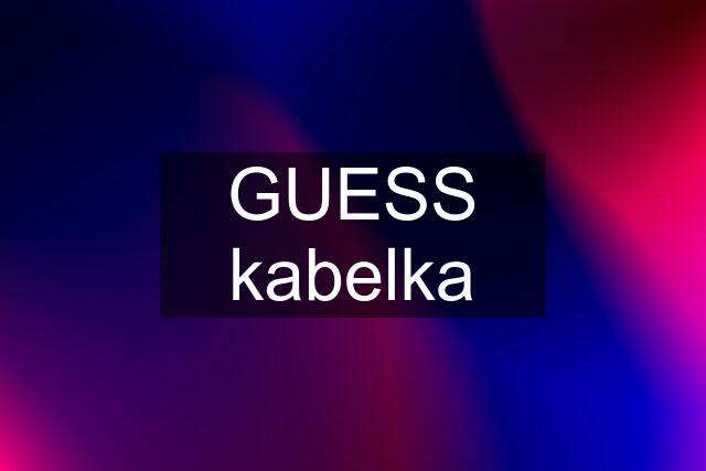 GUESS kabelka