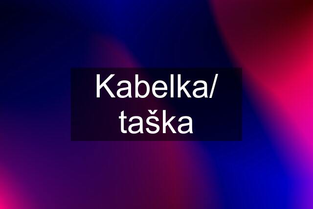 Kabelka/ taška