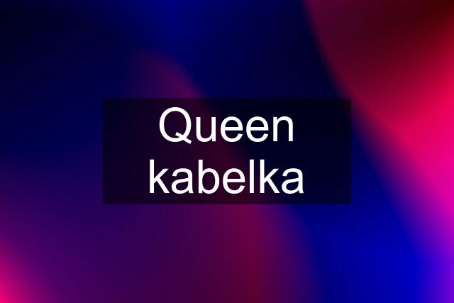 Queen kabelka