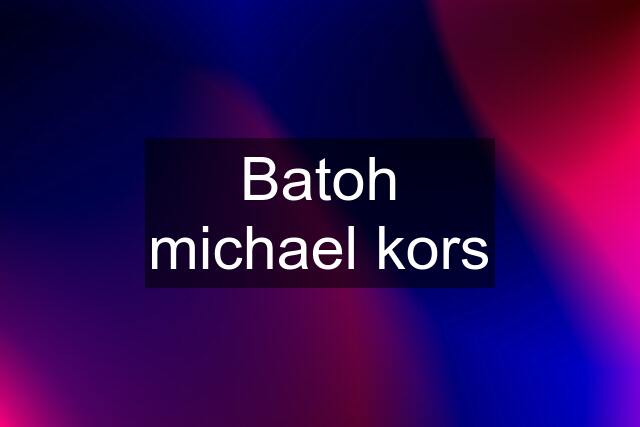 Batoh michael kors