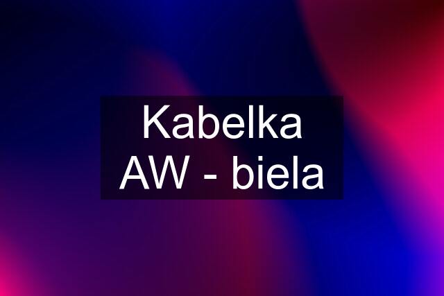 Kabelka AW - biela