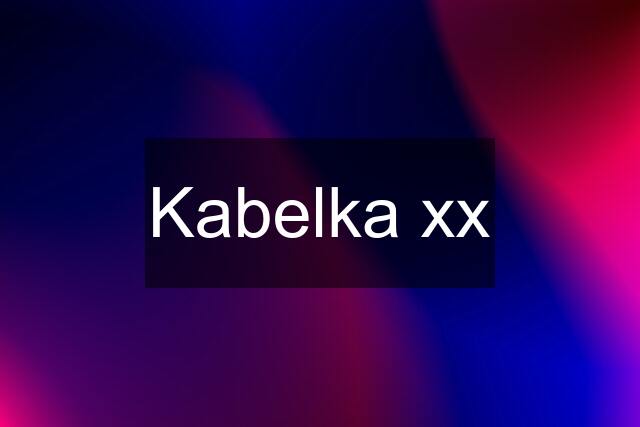 Kabelka xx