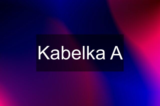 Kabelka A