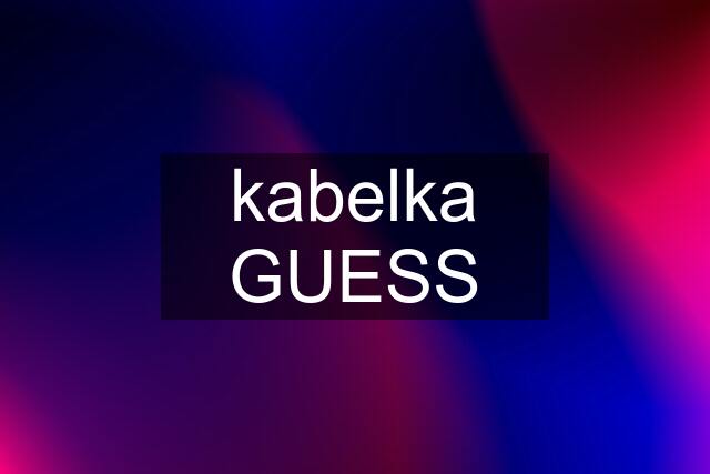 kabelka GUESS