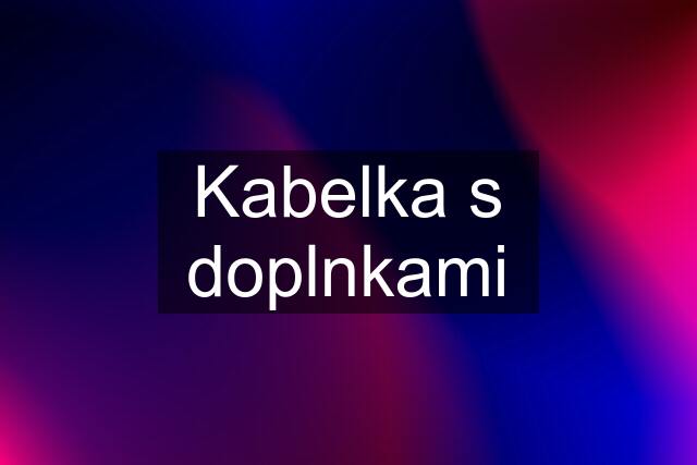 Kabelka s doplnkami