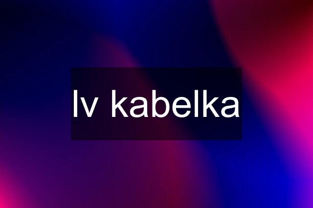 lv kabelka