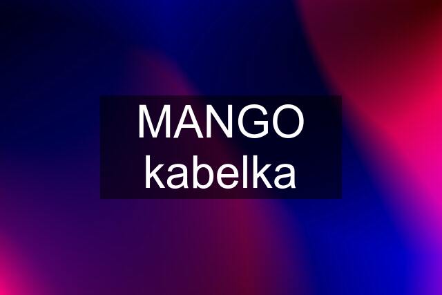 MANGO kabelka