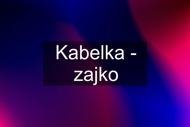 Kabelka - zajko