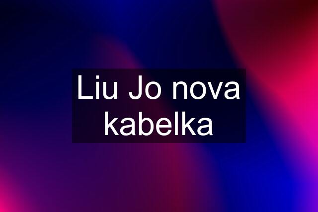 Liu Jo nova kabelka