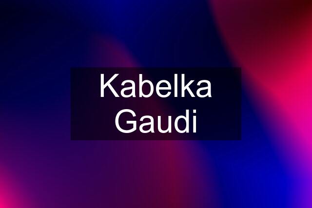 Kabelka Gaudi