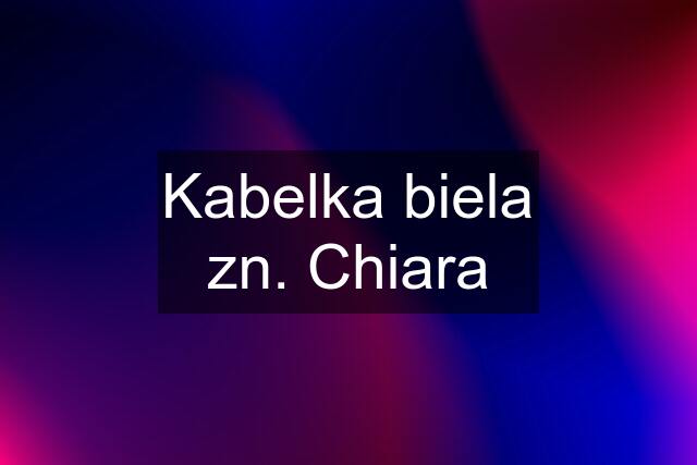 Kabelka biela zn. Chiara