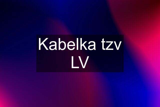 Kabelka tzv LV