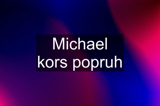 Michael kors popruh