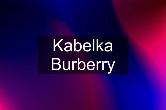 Kabelka Burberry