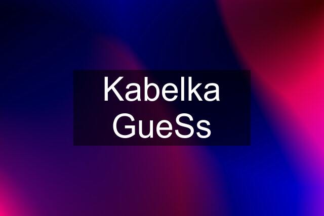 Kabelka GueSs