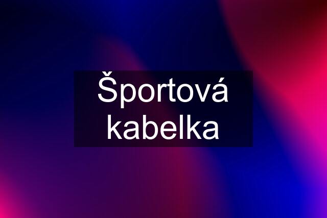 Športová kabelka