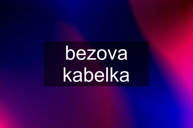 bezova kabelka