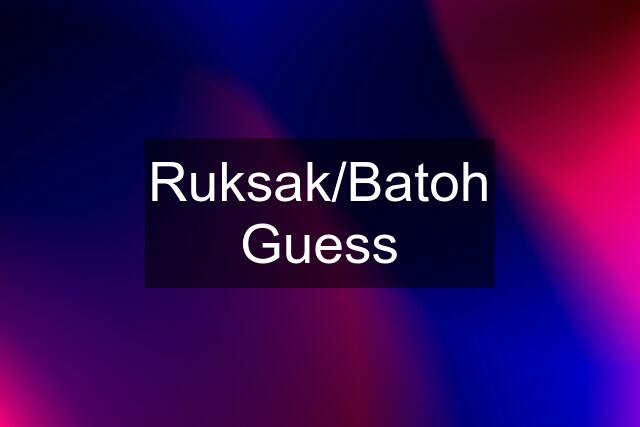 Ruksak/Batoh Guess