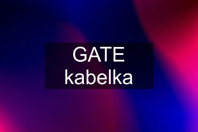 GATE kabelka